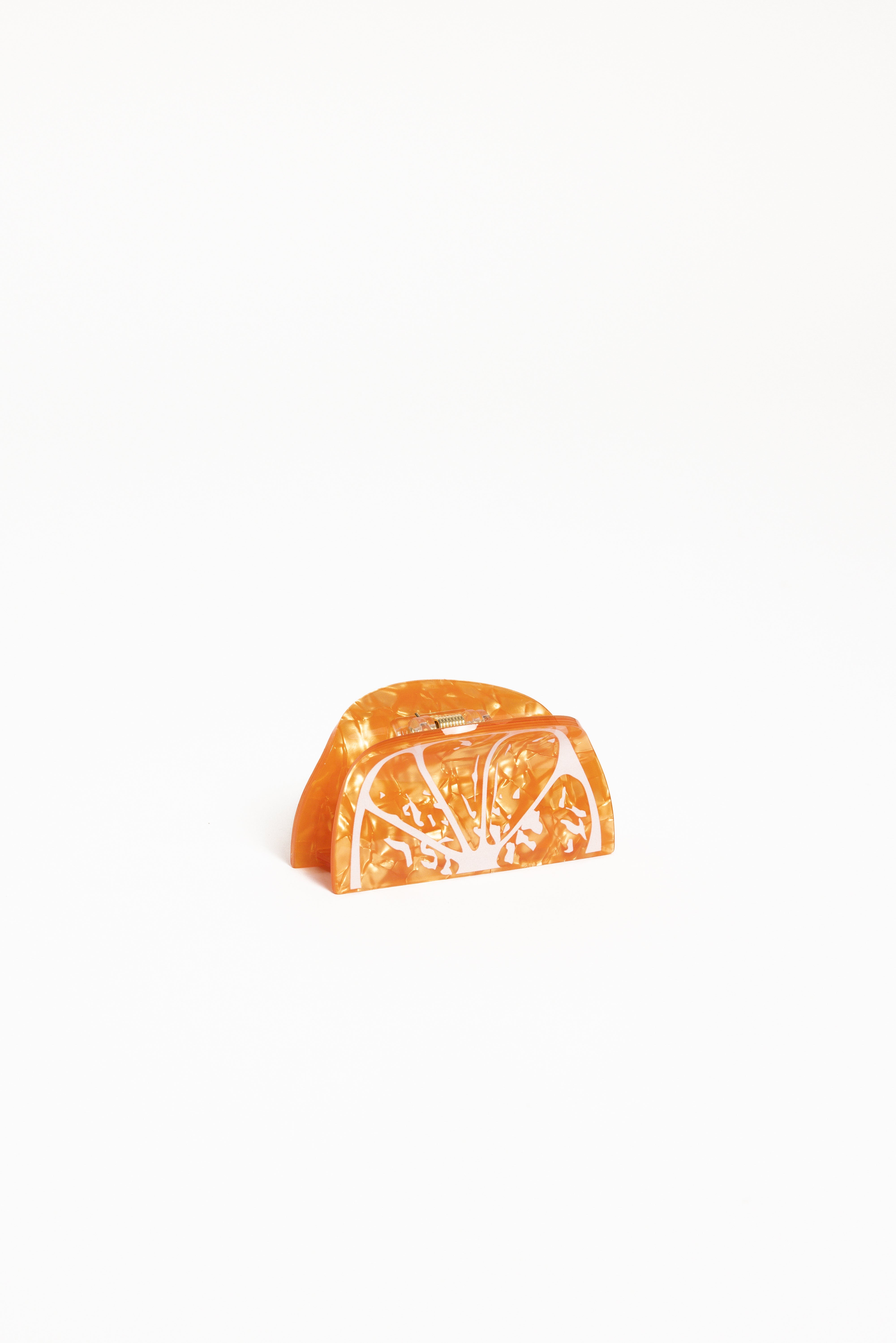 Clem Hair Clip - Orange