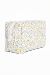 Clementine Cosmetic Bag - Blue Floral