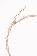 Corinna Necklace - Gold/Pearl