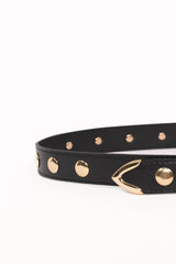 Dallas Studded Belt - Black