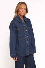 Dede Denim Shacket - Denim