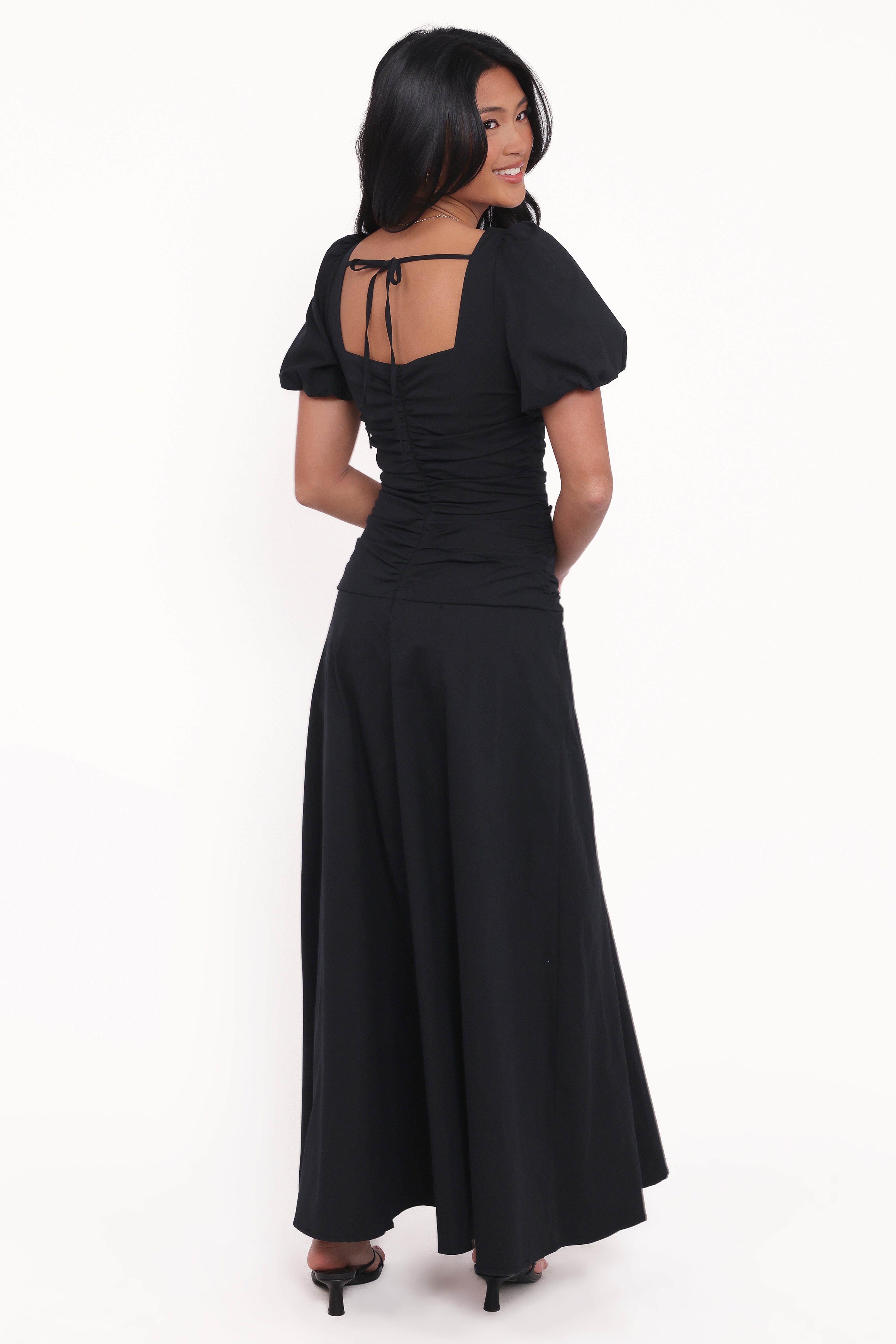 Denver Midi Dress - Black