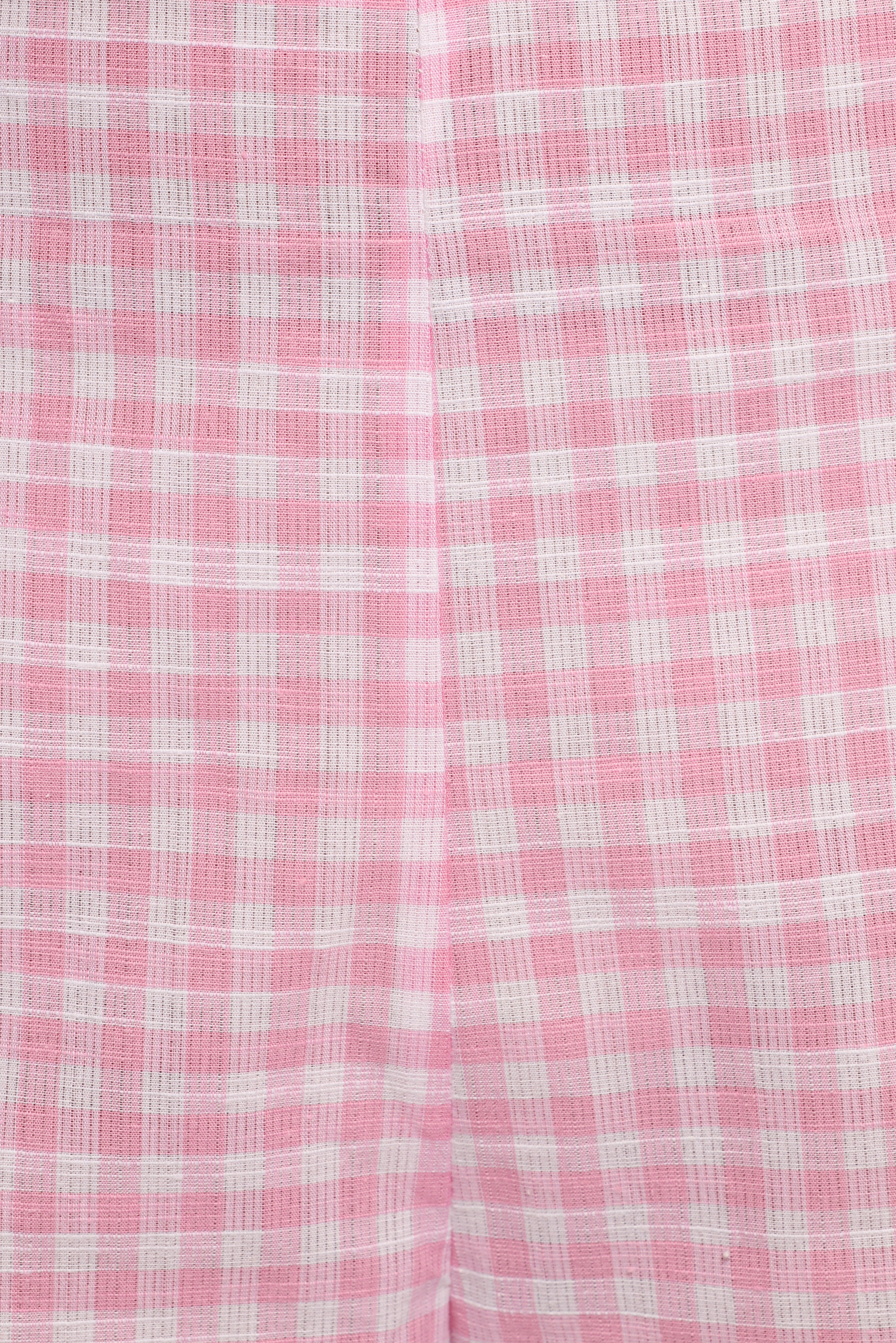 Devlin Cotton Pant - Pink Gingham
