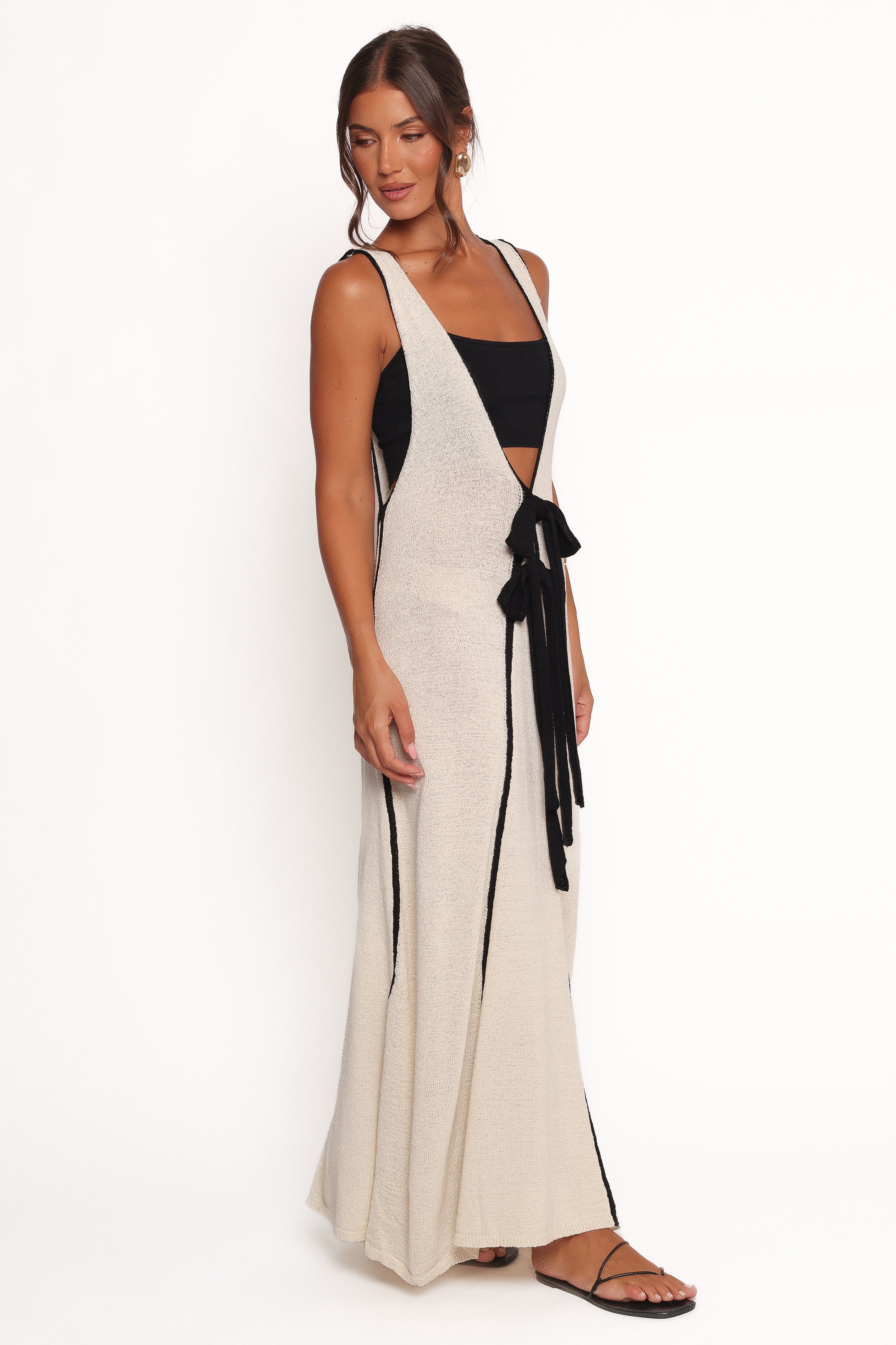 Draco Midi Dress - Cream