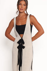 Draco Midi Dress - Cream