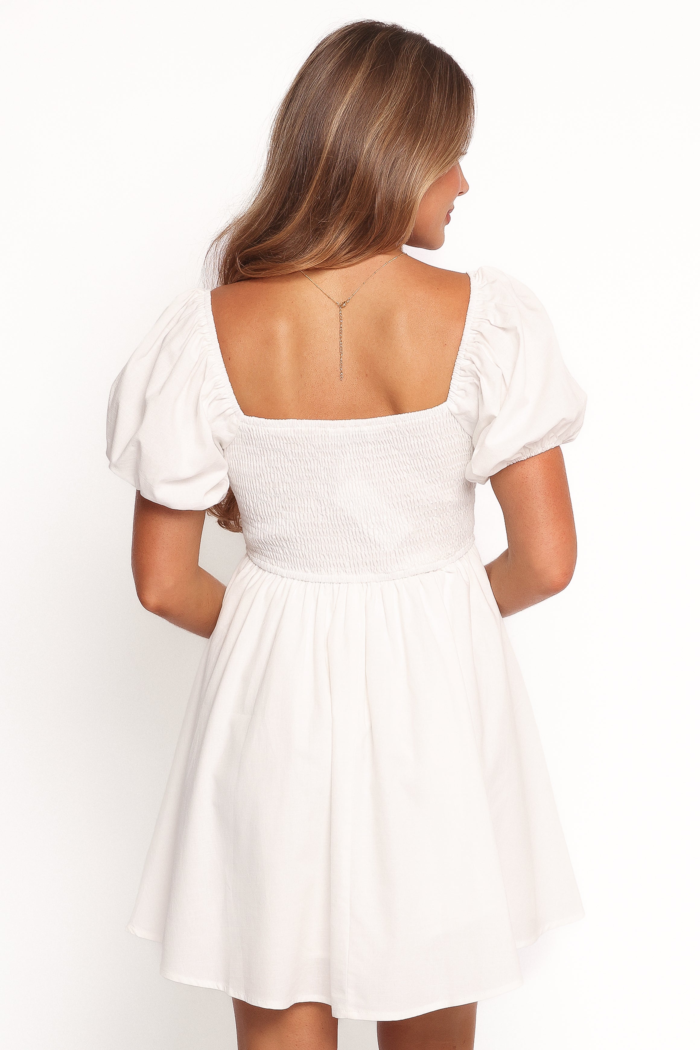 Eliska Mini Dress - White