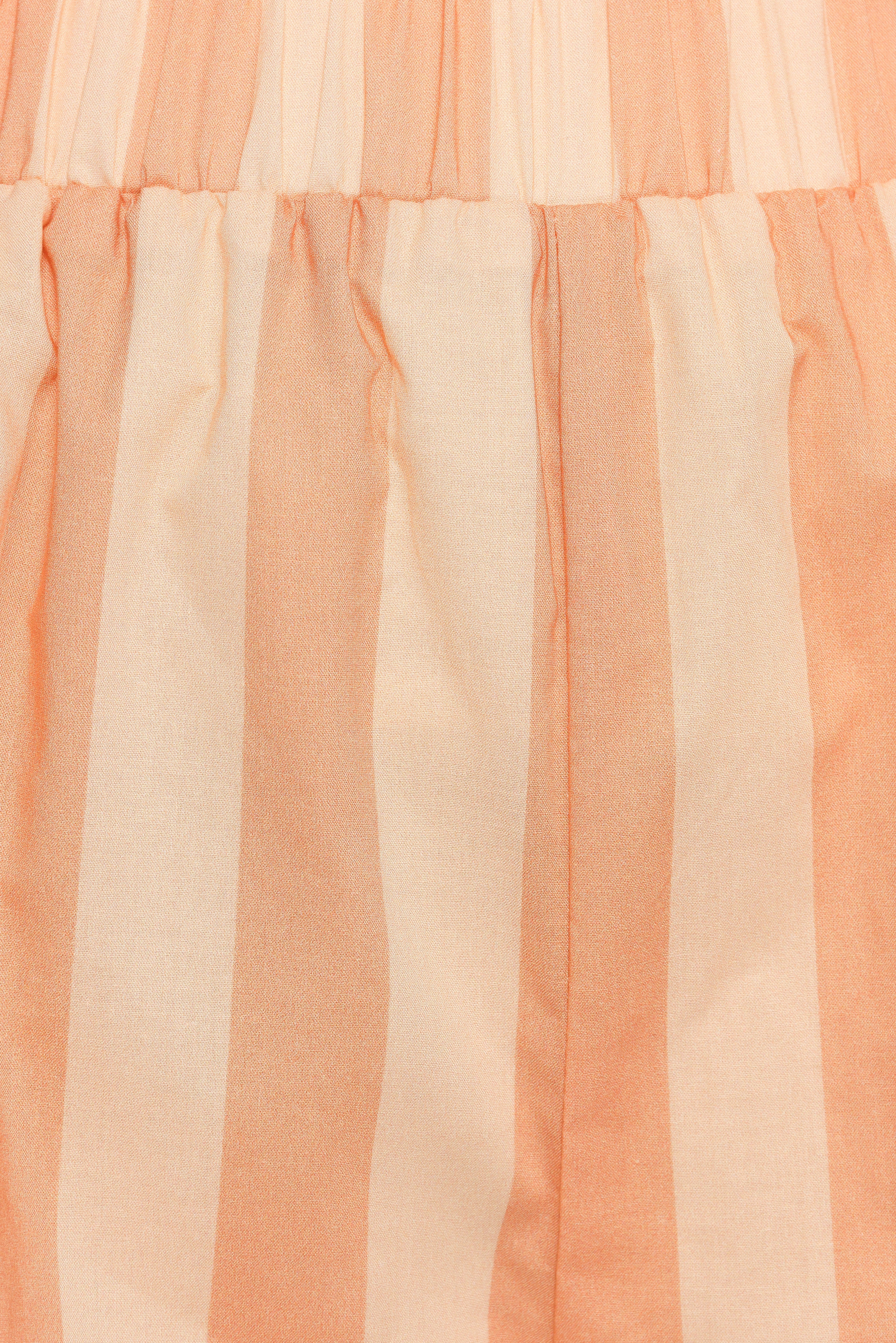 Essie Shorts - Terracotta Stripe