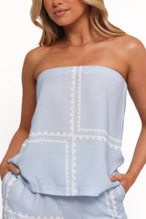 Ezra Pant Set - Light Blue