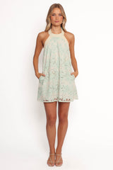 Florella Mini Dress - Mint
