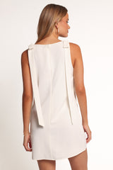 Floriana Mini Dress - Ivory
