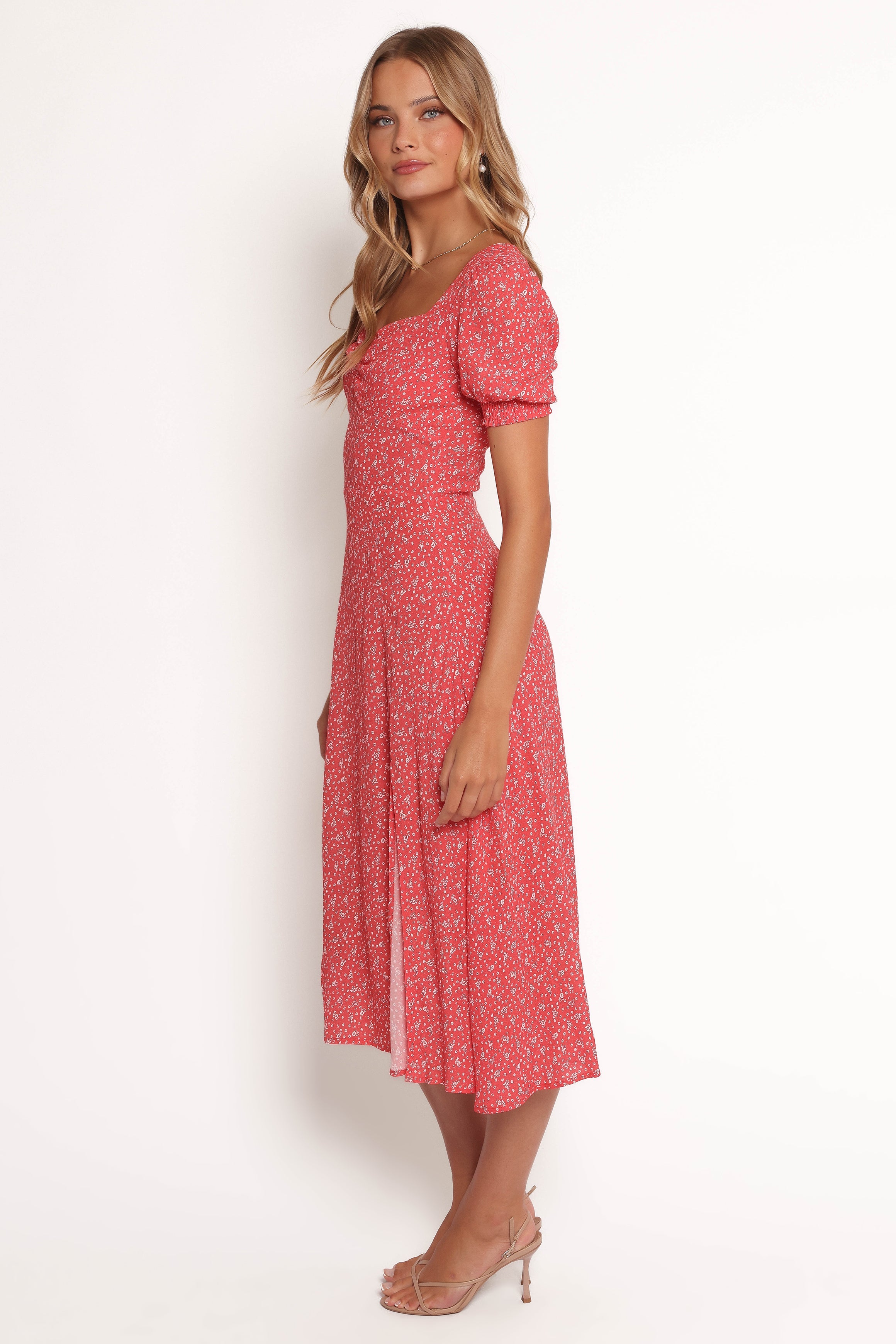 Franklin Dress - Red Floral