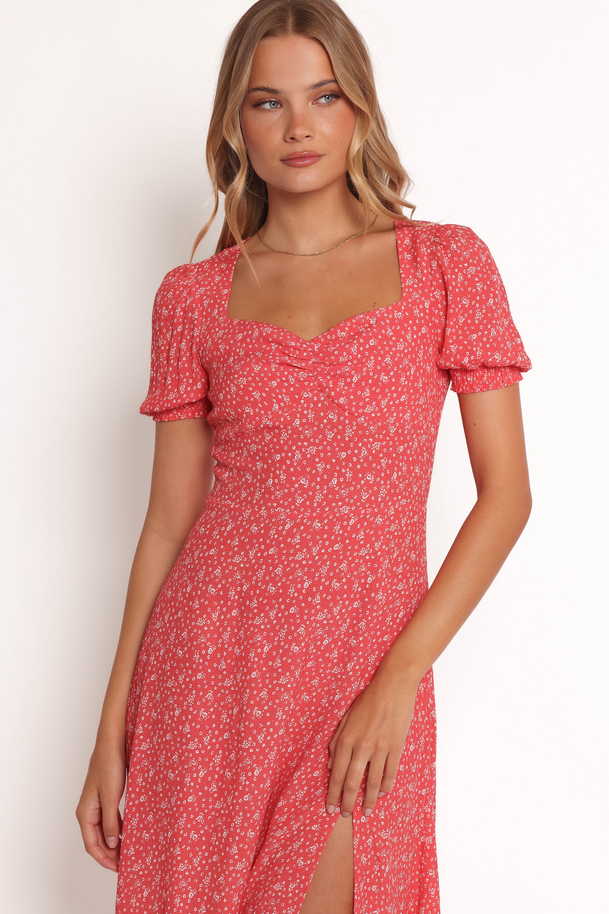 Franklin Dress - Red Floral