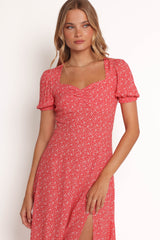 Franklin Dress - Red Floral