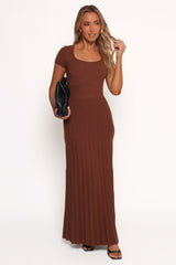 Freeman Maxi Dress - Brown