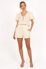 Hanna Short Set - Cream
