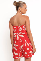 Herbie Strapless Romper - Sunburst