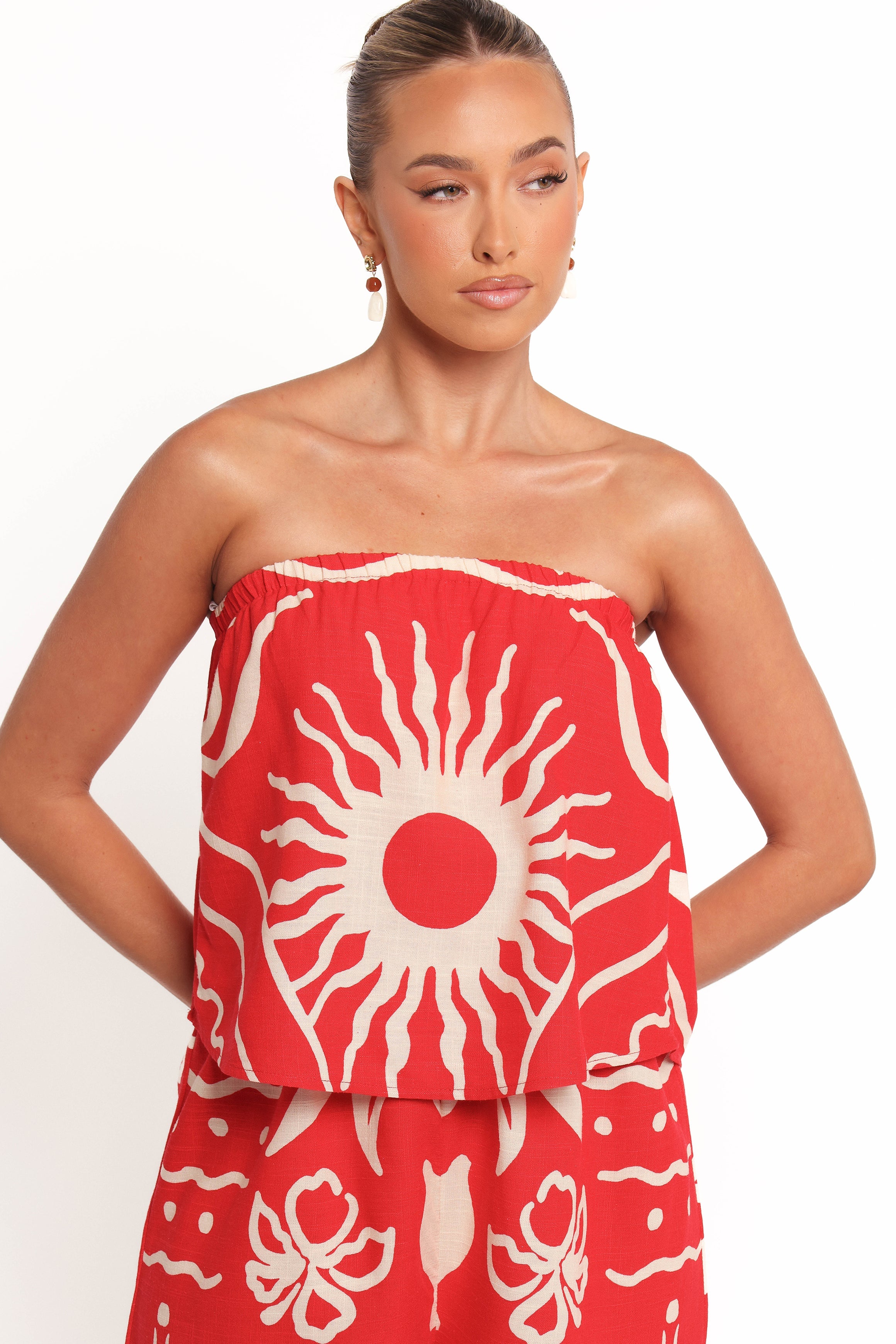 Herbie Strapless Romper - Sunburst