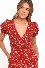 Herring Jumpsuit - Red