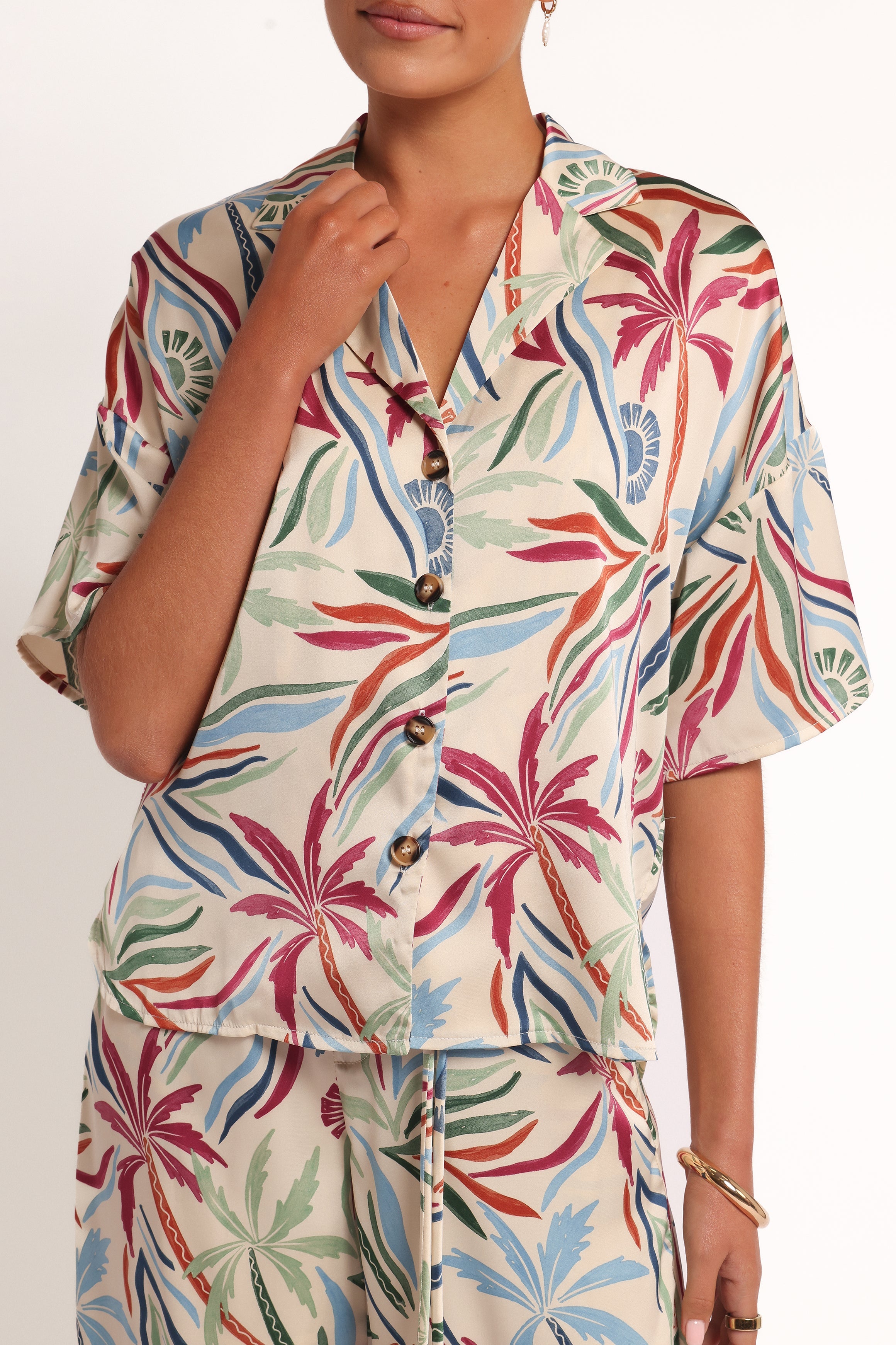Illoura Short Sleeve Shirt - Tahitian Tide