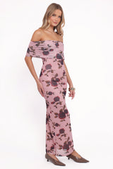 Indya Maxi Dress - Pink Floral