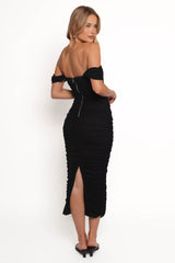 Iona Midi Dress - Black