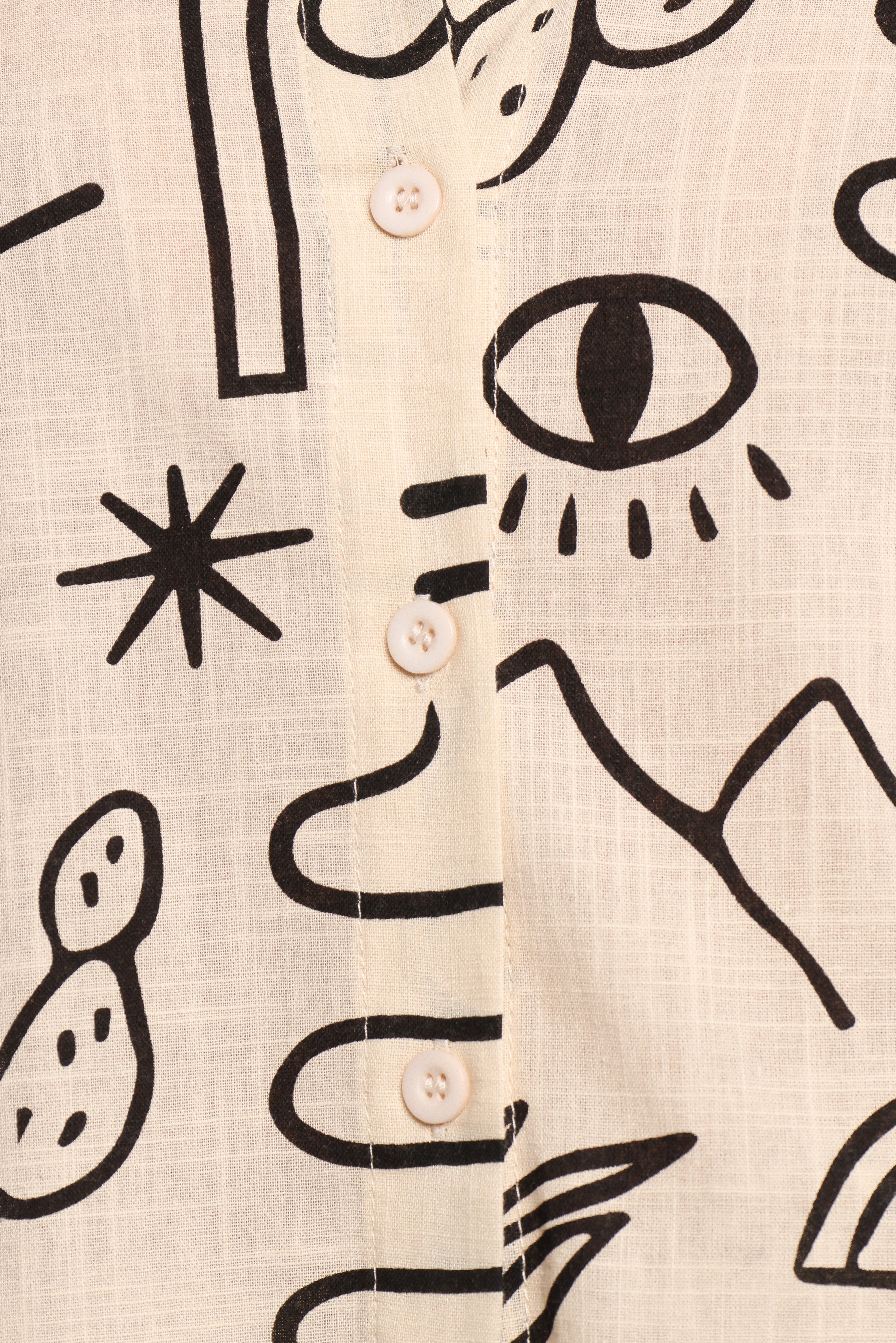 Isabella Short Set - Beige Black