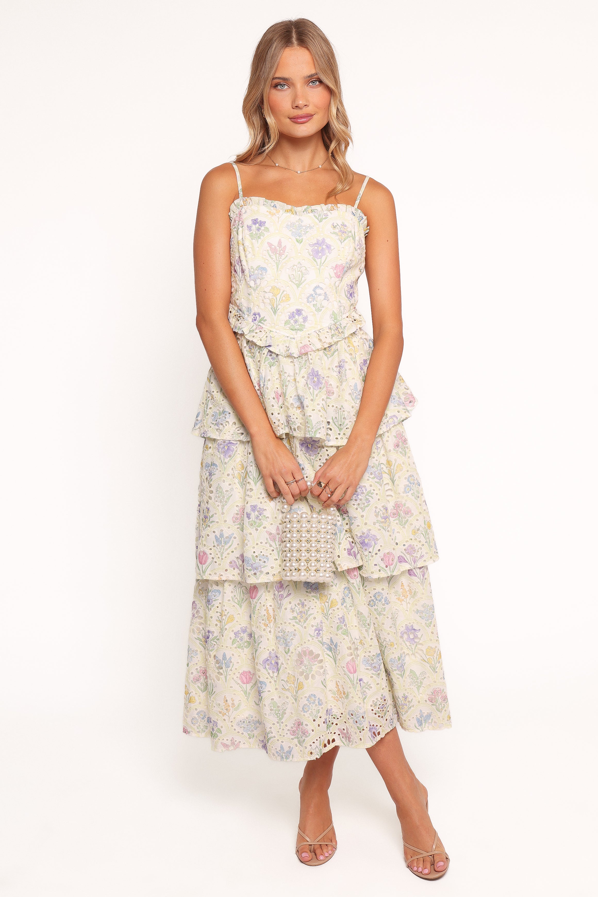 Iveta Midi Dress - Multi Floral