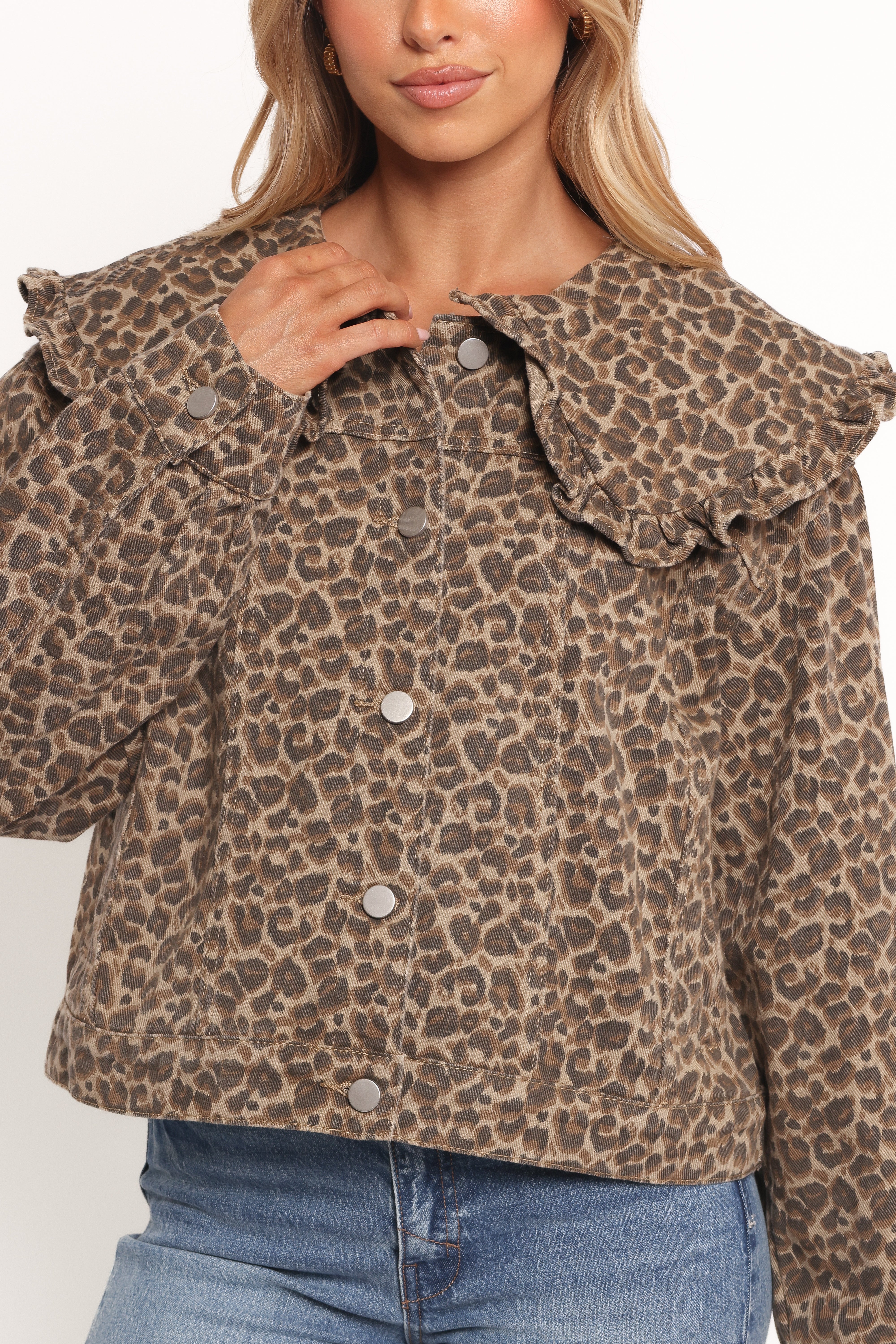 Jaelle Leopard Print Jacket - Leopard