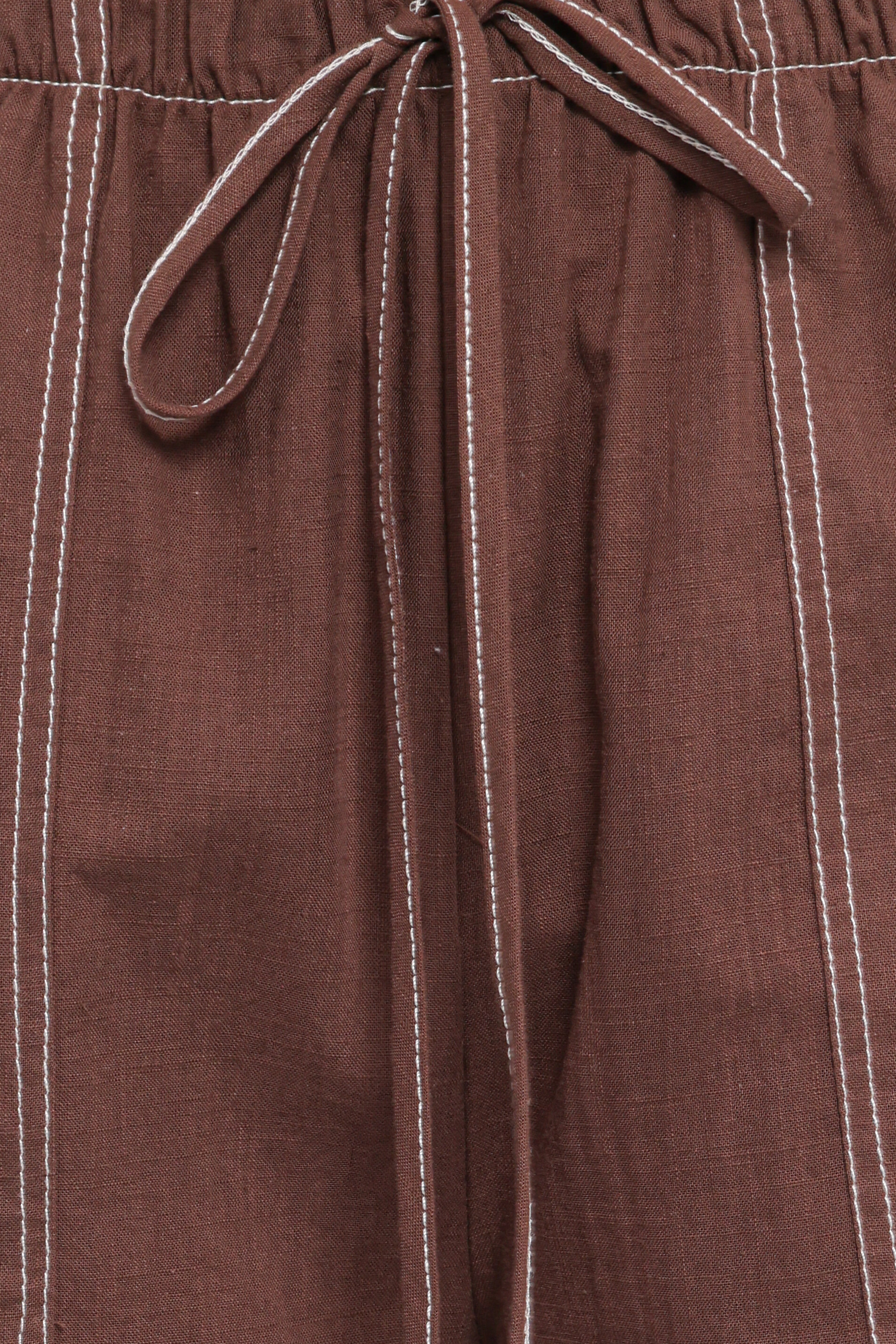 Jill Pant Set - Chocolate