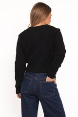 Kanie Knit Cardigan - Black