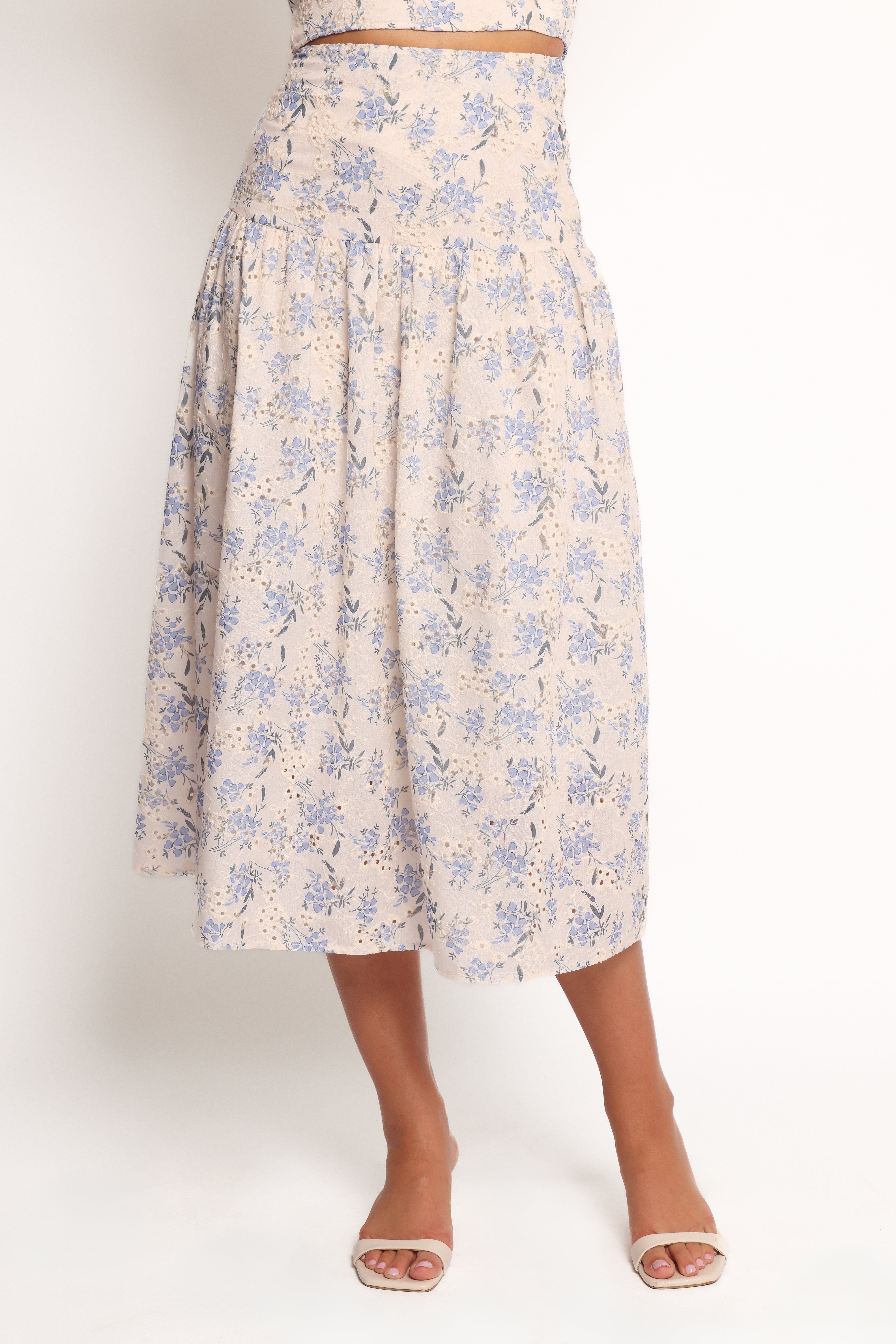 Kara Two Piece Set - Blue Floral