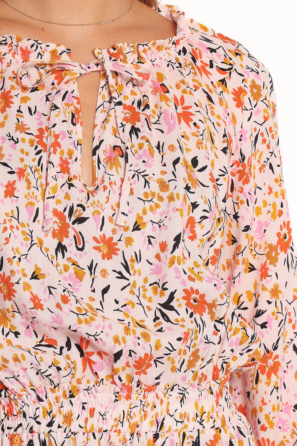 Kealan Dress - Pink Ditsy floral