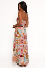 Kiera Midi Dress - Summer Haze