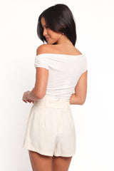 Kieran Lightweight Shorts - Ivory