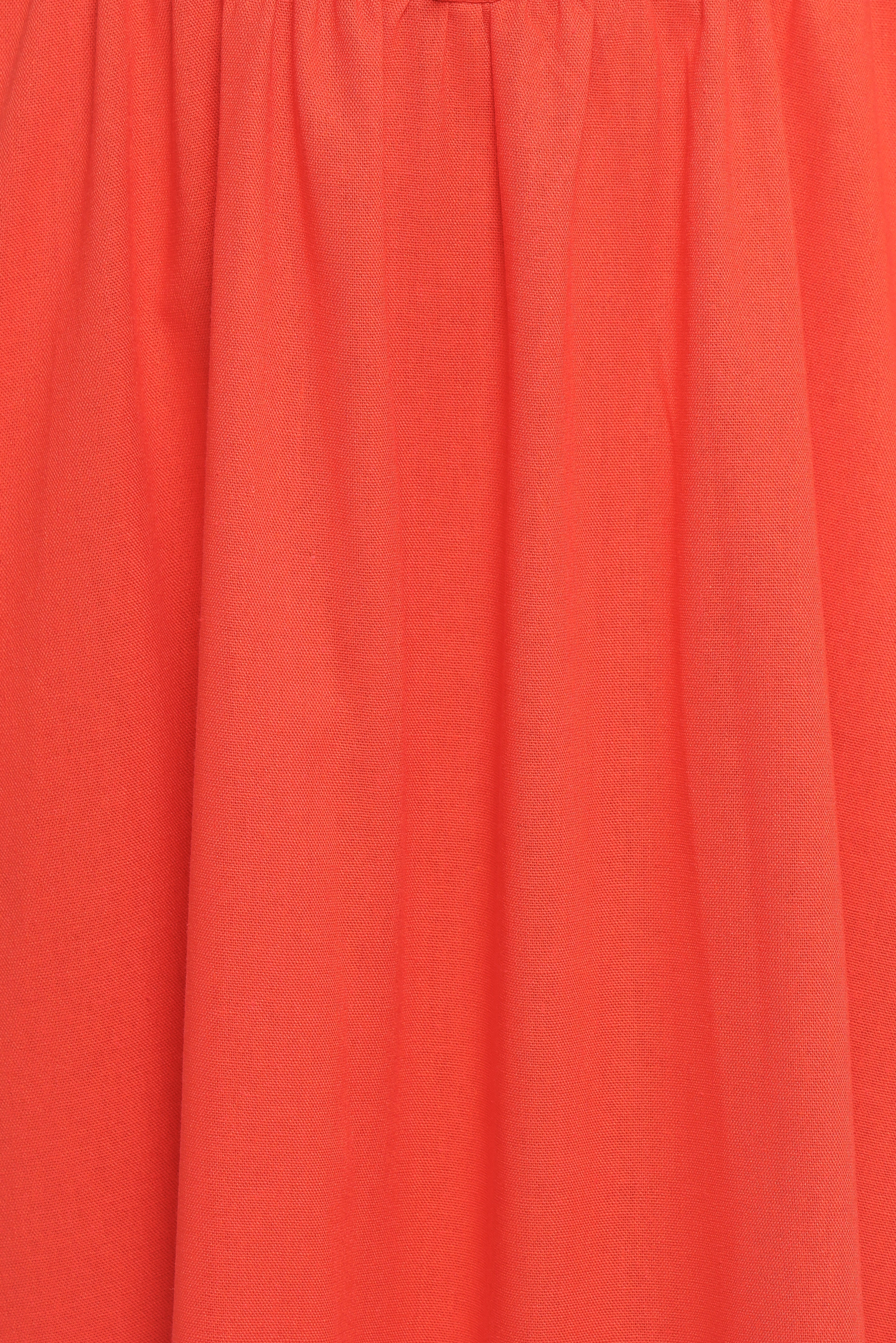 Kinslee Midi Dress - Coral