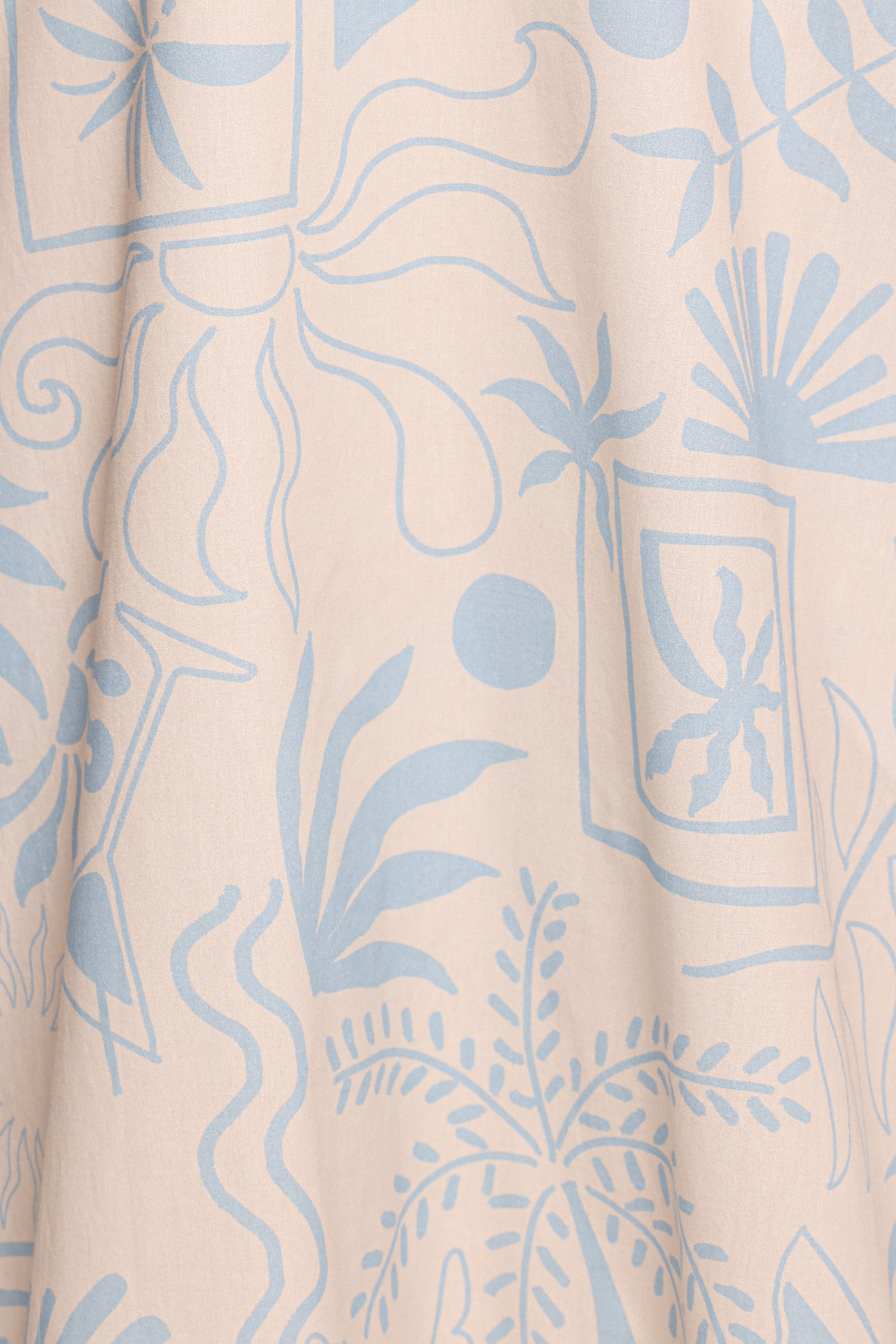 Naida Maxi Dress - Blue Soleil