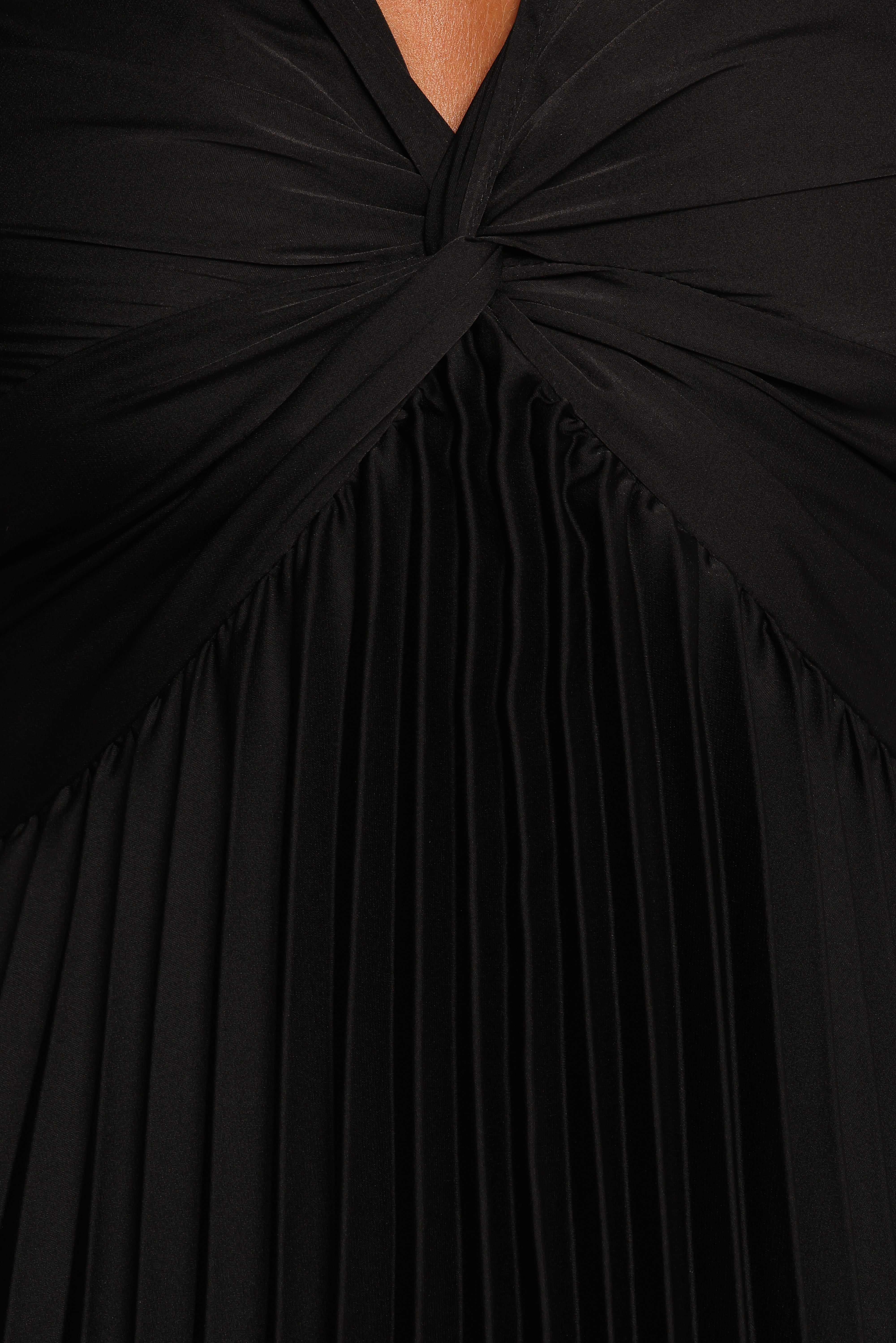 Nova Flutter Sleeve Dress - Black