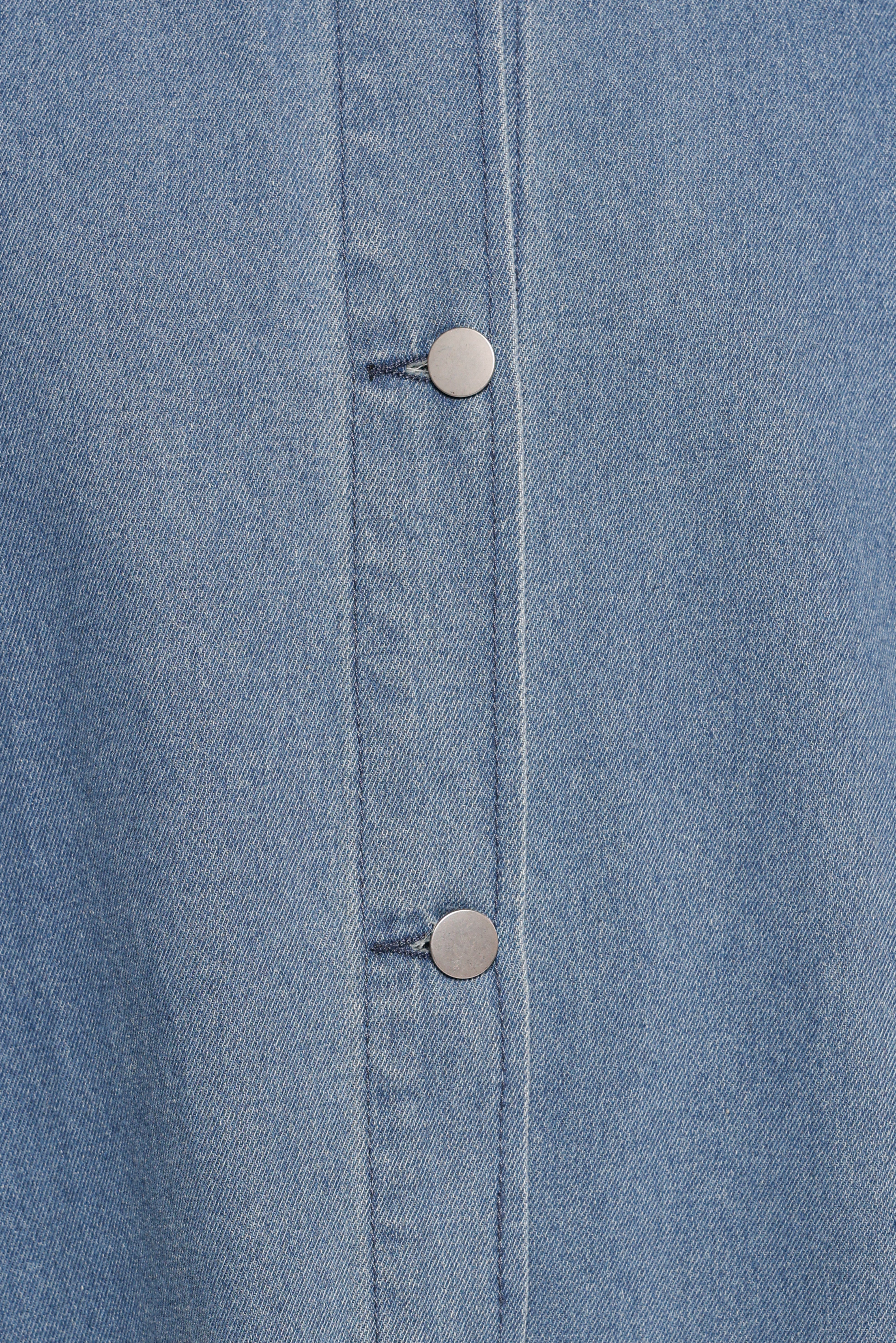 Novan Oversized Shacket - Denim