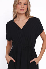 Orly Midi Dress - Black