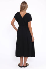 Orly Midi Dress - Black