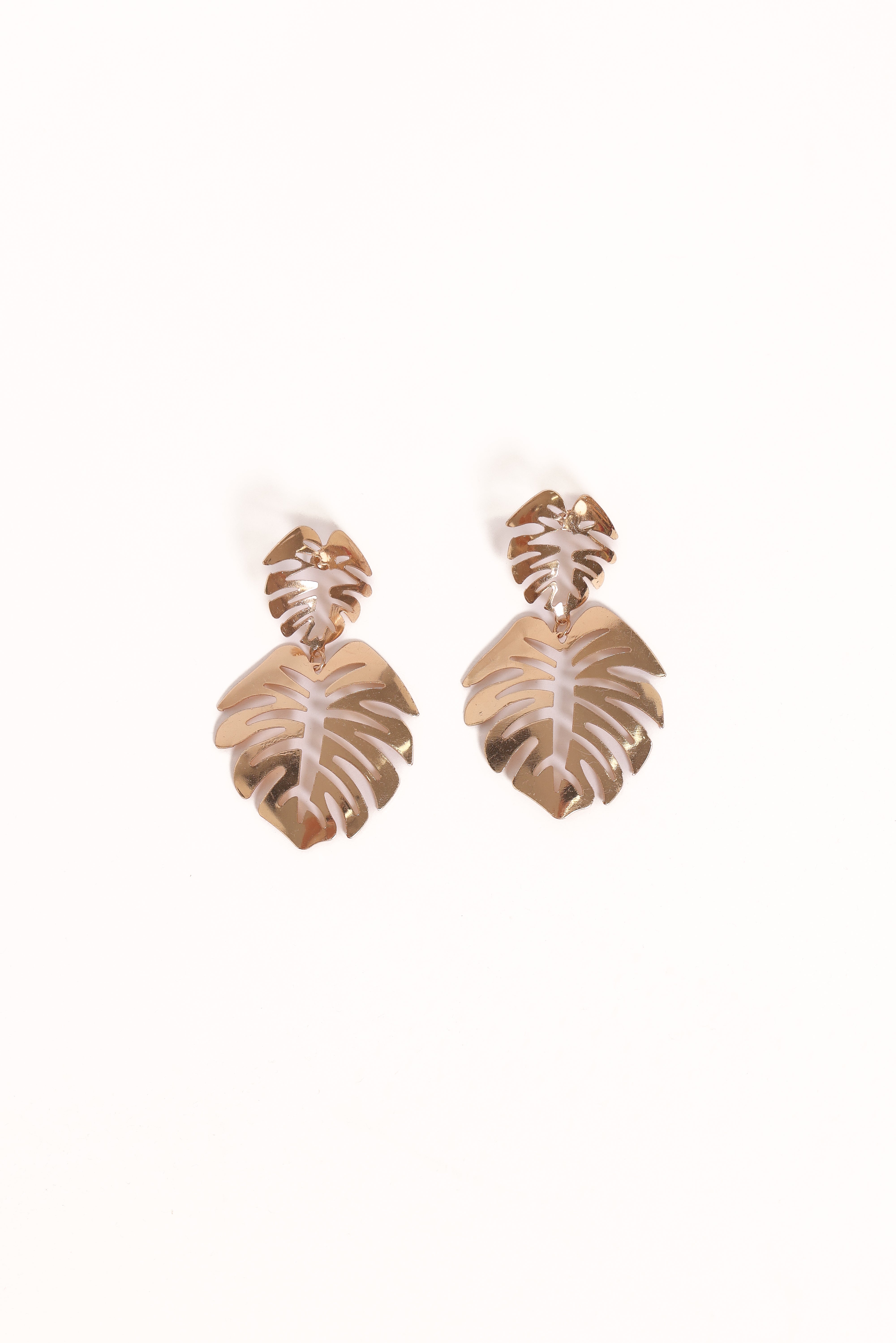 Palm Earrings - Gold