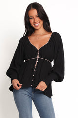 Pannia Top - Black