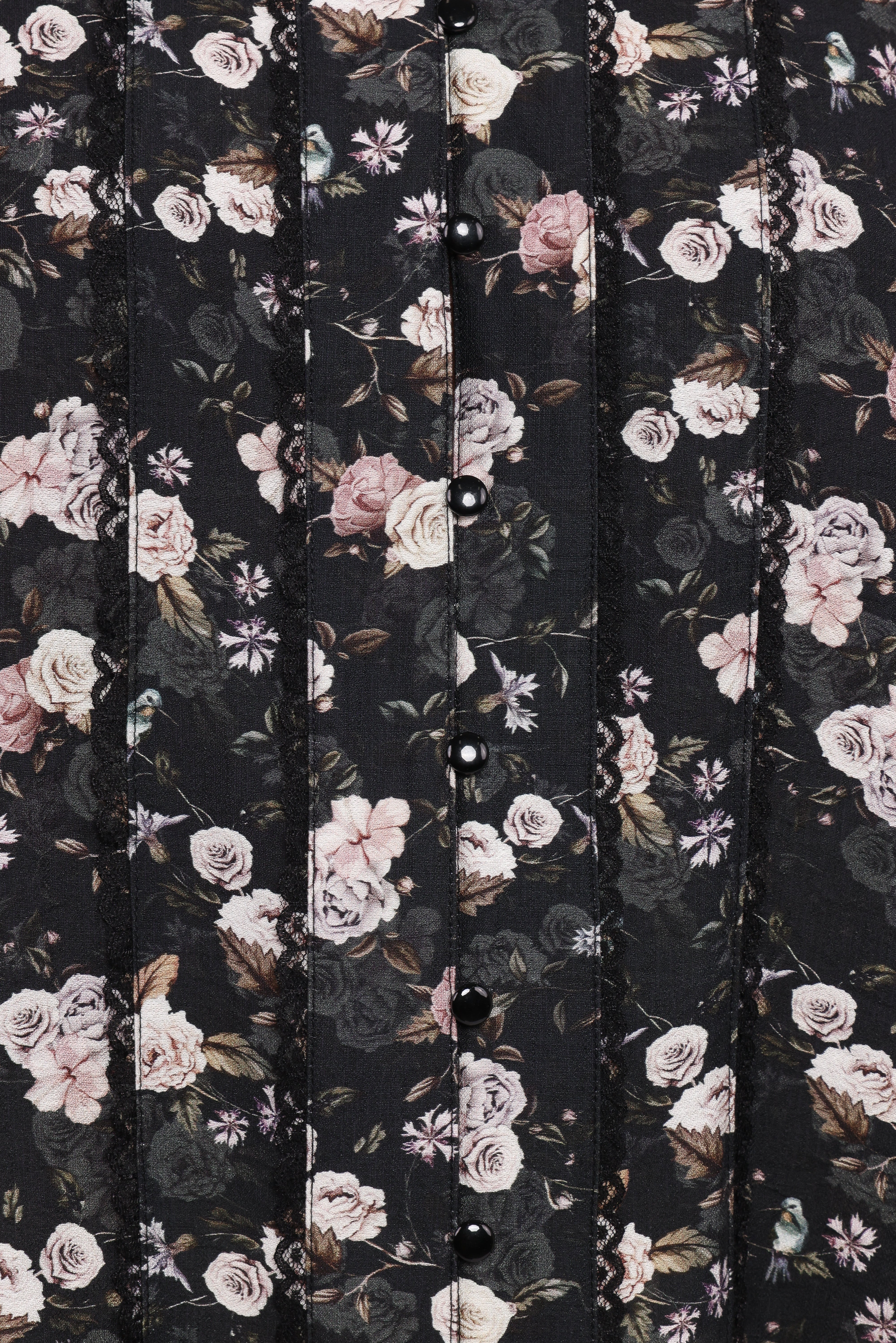 Parsons Blouse - Dark Floral