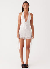Ritz Lace Mini Dress - White