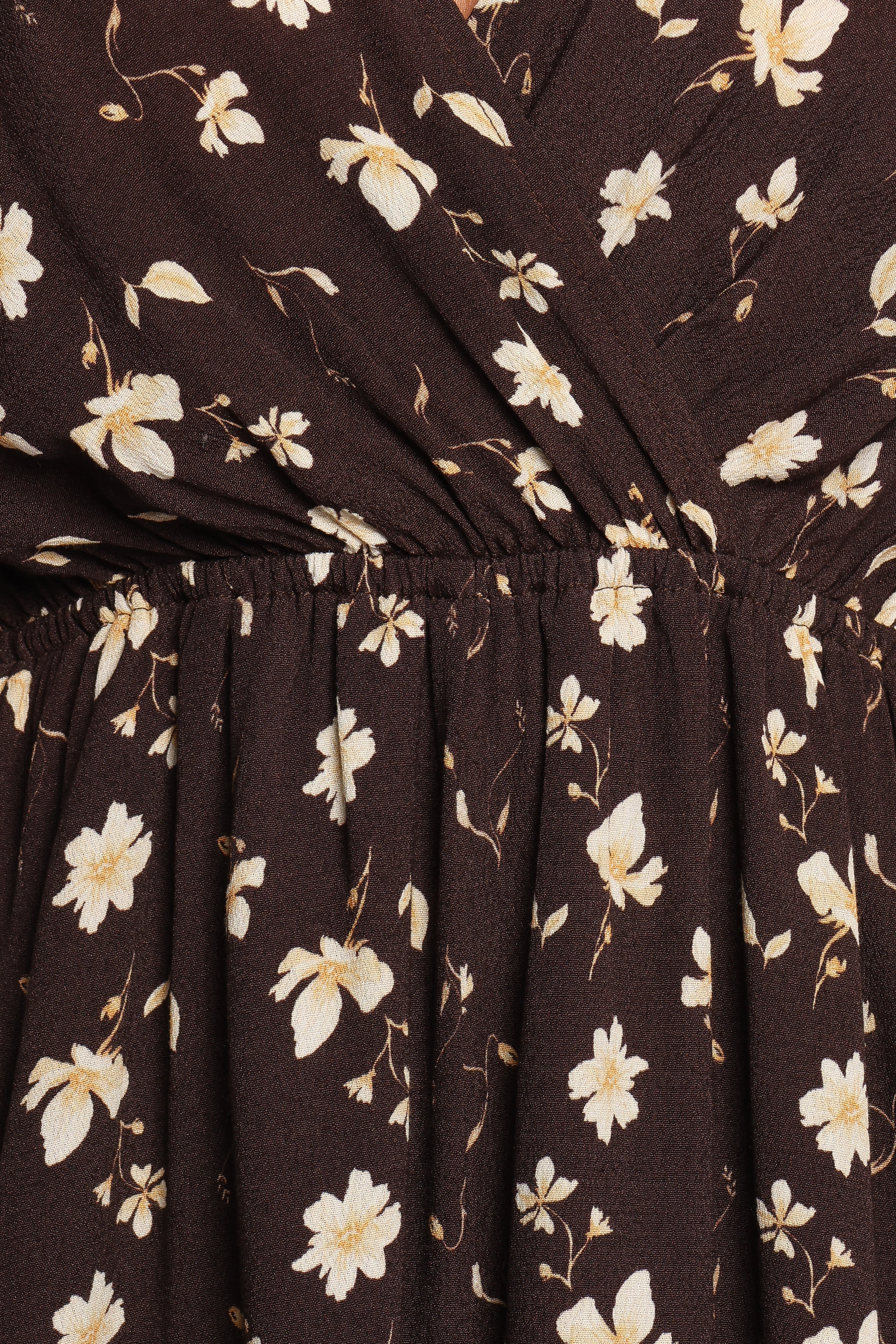 Raschelle Romper - Brown Ditsy