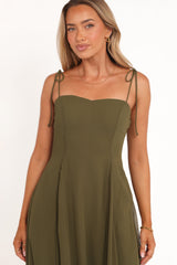 Rayna Maxi Dress - Olive