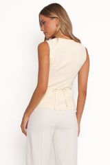 Respah Vest Top - Cream