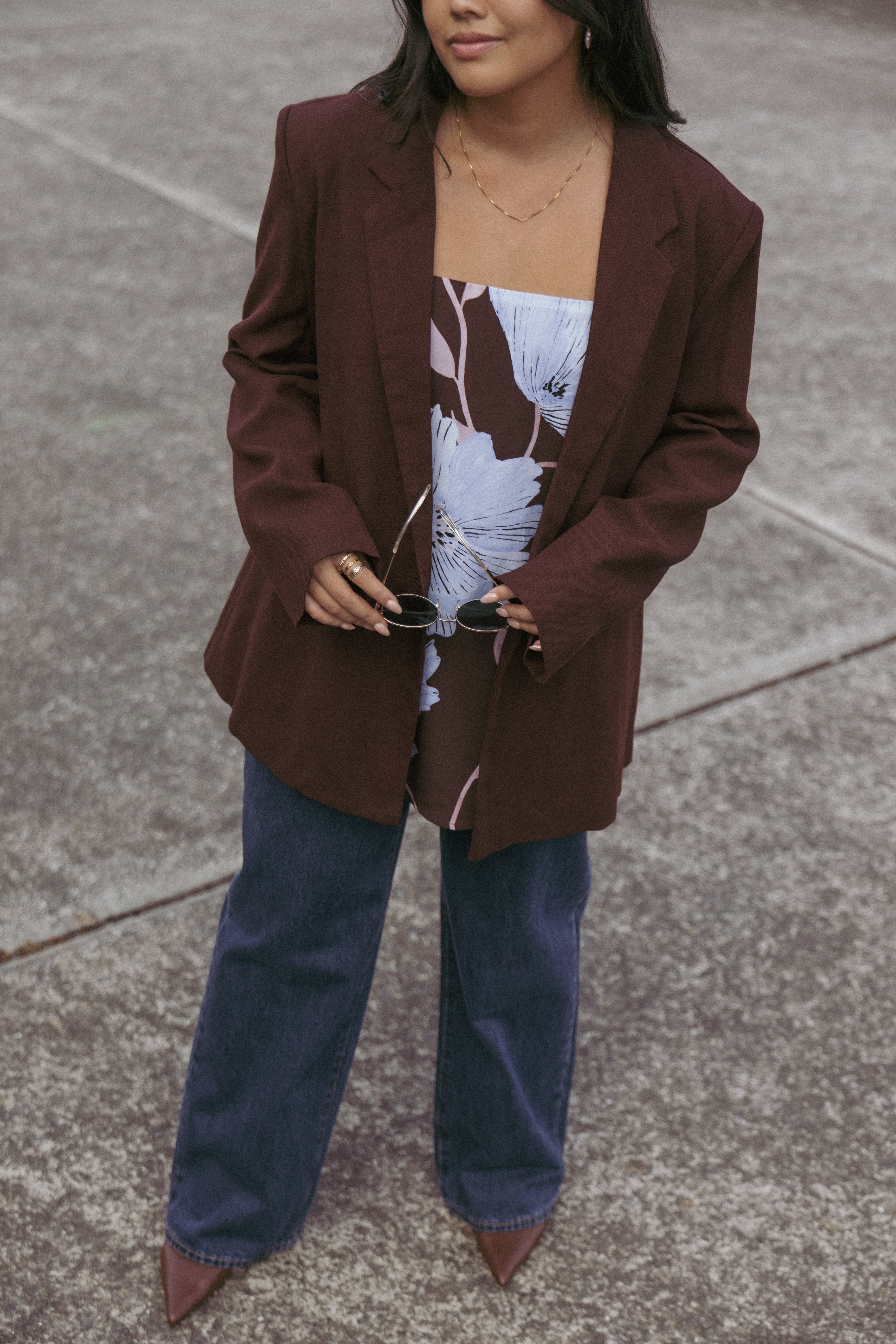 Rhodes Oversized Blazer - Espresso