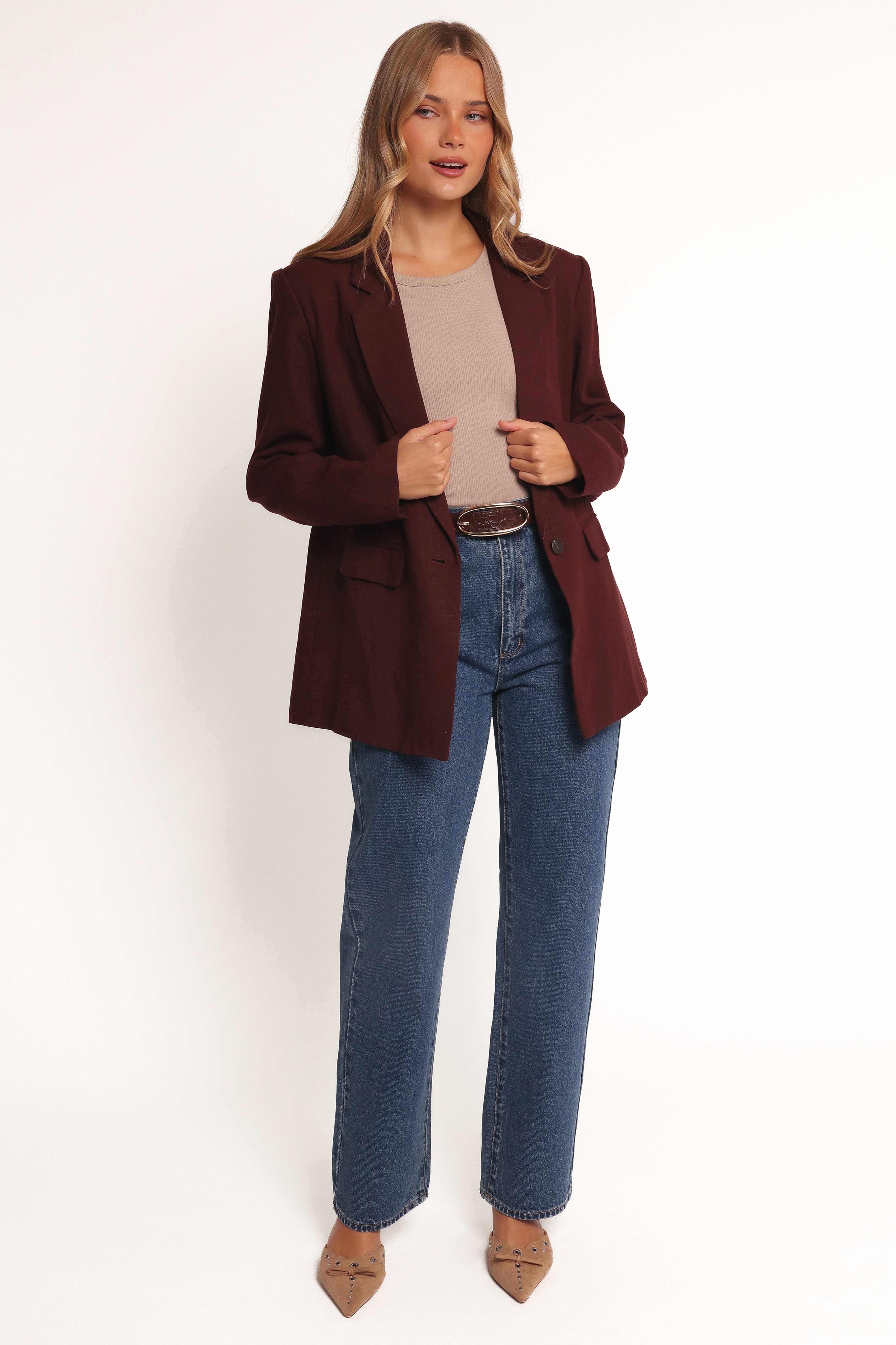 Rhodes Oversized Blazer - Espresso