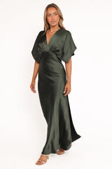 Ricki Maxi Dress - Olive Green